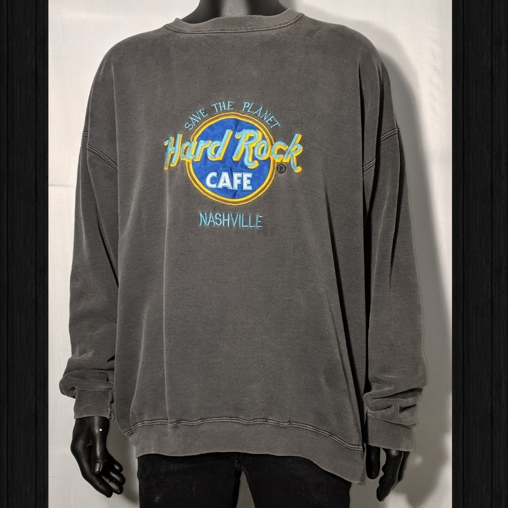 Vintage "Save the Planet" Hard Rock Crewneck